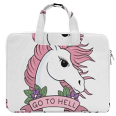 Go To Hell Macbook Pro Double Pocket Laptop Bag