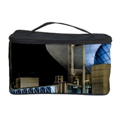 Montevideo Airport Night Scene, Uruguay Cosmetic Storage by dflcprintsclothing