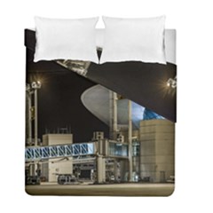 Montevideo Airport Night Scene, Uruguay Duvet Cover Double Side (full/ Double Size)