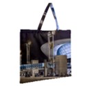 Montevideo Airport Night Scene, Uruguay Zipper Large Tote Bag View2