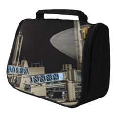 Montevideo Airport Night Scene, Uruguay Full Print Travel Pouch (small) by dflcprintsclothing