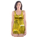 Hexagon Windows Skater Dress Swimsuit View1