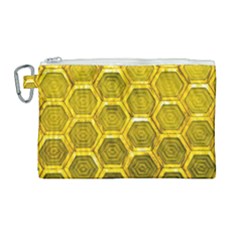 Hexagon Windows Canvas Cosmetic Bag (large) by essentialimage