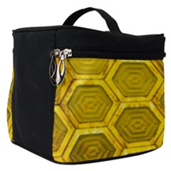 Hexagon Windows Make Up Travel Bag (small) by essentialimage