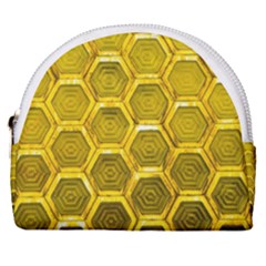 Hexagon Windows Horseshoe Style Canvas Pouch by essentialimage