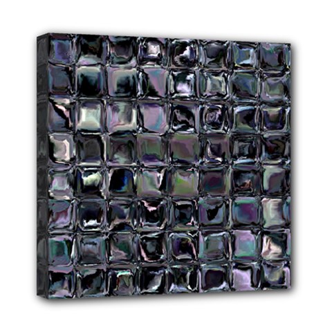 Funky Mosaic  Mini Canvas 8  X 8  (stretched) by MRNStudios