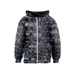 Funky Mosaic  Kids  Zipper Hoodie by MRNStudios