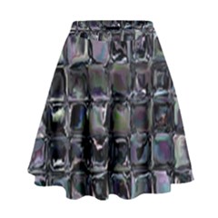 Funky Mosaic  High Waist Skirt by MRNStudios