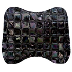 Funky Mosaic  Velour Head Support Cushion by MRNStudios