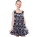 Funky Mosaic  Kids  Cross Back Dress View1