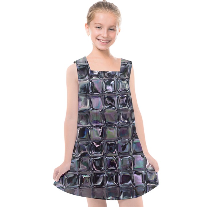 Funky Mosaic  Kids  Cross Back Dress