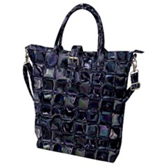 Funky Mosaic  Buckle Top Tote Bag by MRNStudios