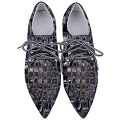 Funky Mosaic  Pointed Oxford Shoes by MRNStudios