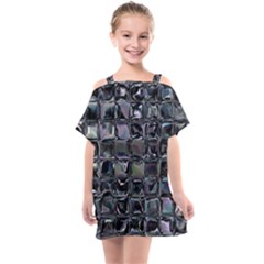 Funky Mosaic  Kids  One Piece Chiffon Dress by MRNStudios