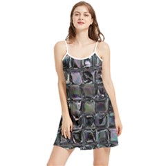 Funky Mosaic  Summer Frill Dress by MRNStudios