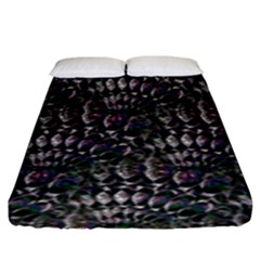 Stone Deco  Fitted Sheet (king Size) by MRNStudios