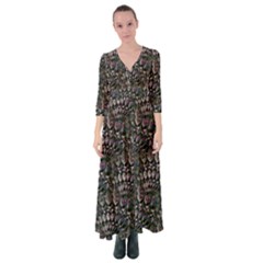 Stone Deco  Button Up Maxi Dress by MRNStudios