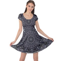 Mellow Mandala  Cap Sleeve Dress by MRNStudios