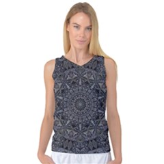 Mellow Mandala  Women s Basketball Tank Top by MRNStudios