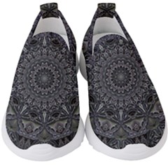 Mellow Mandala  Kids  Slip On Sneakers by MRNStudios