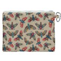 Dragonfly Pattern Canvas Cosmetic Bag (XXL) View2