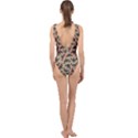 Dragonfly Pattern Center Cut Out Swimsuit View2