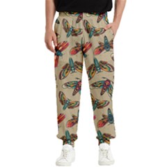 Dragonfly Pattern Men s Elastic Waist Pants