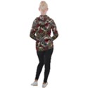 Hustle Hard Dragonfly Pattern Women s Hooded Pullover View2