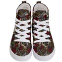 Hustle Hard Dragonfly Pattern Kids  Hi-Top Skate Sneakers View1