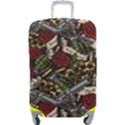 Hustle Hard Dragonfly Pattern Luggage Cover (Large) View1