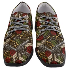 Hustle Hard Dragonfly Pattern Women Heeled Oxford Shoes by designsbymallika