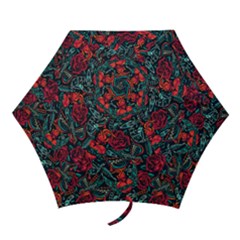 Strangled In Love Mini Folding Umbrellas by designsbymallika