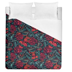 Strangled In Love Duvet Cover (queen Size) by designsbymallika