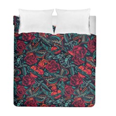 Strangled In Love Duvet Cover Double Side (full/ Double Size) by designsbymallika