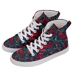 Strangled In Love Women s Hi-top Skate Sneakers by designsbymallika