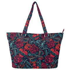 Strangled In Love Full Print Shoulder Bag by designsbymallika