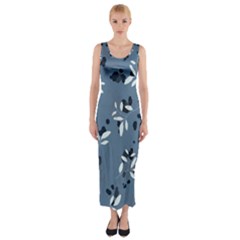 Abstract Fashion Style  Fitted Maxi Dress by Sobalvarro