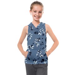 Abstract Fashion Style  Kids  Sleeveless Hoodie by Sobalvarro