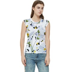 Tree Poppies  Women s Raglan Cap Sleeve Tee by Sobalvarro