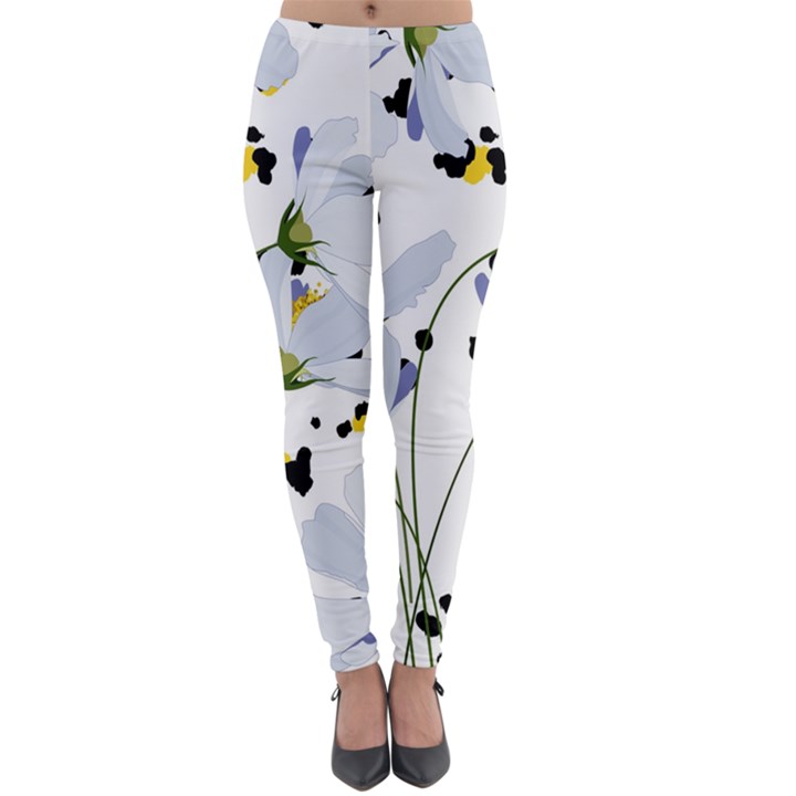 Tree poppies  Lightweight Velour Leggings