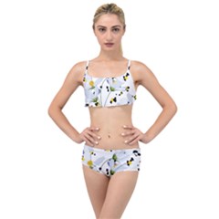 Tree Poppies  Layered Top Bikini Set by Sobalvarro