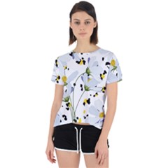 Tree Poppies  Open Back Sport Tee by Sobalvarro