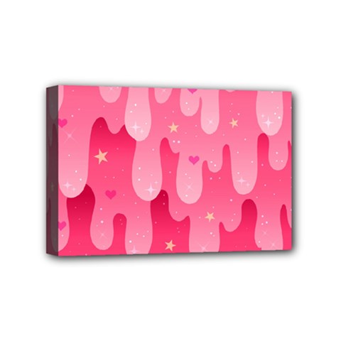 Rose Slime  Mini Canvas 6  X 4  (stretched) by Sobalvarro