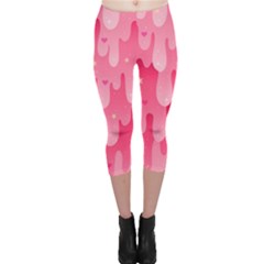 Rose Slime  Capri Leggings  by Sobalvarro