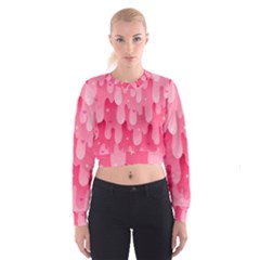 Rose Slime  Cropped Sweatshirt by Sobalvarro