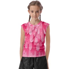 Rose Slime  Kids  Raglan Cap Sleeve Tee