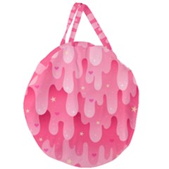 Rose Slime  Giant Round Zipper Tote by Sobalvarro