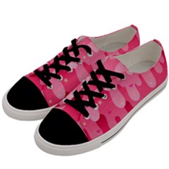 Rose Slime  Men s Low Top Canvas Sneakers by Sobalvarro