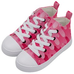 Rose Slime  Kids  Mid-top Canvas Sneakers by Sobalvarro