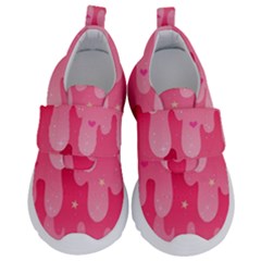 Rose Slime  Kids  Velcro No Lace Shoes by Sobalvarro